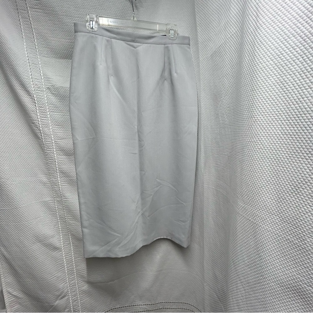 Preston & York Silver Midi Pencil Skirt‎ for Work